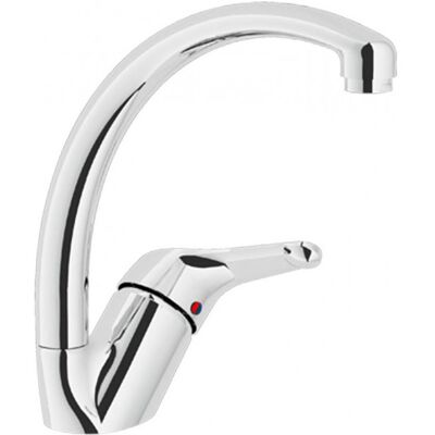 Nobili Confort Grifo de Cocina Cromado - Giro 360°, Calidad Italiana Nobili Confort Grifo de Cocina Cromado - Giro 360°, Calidad Italiana