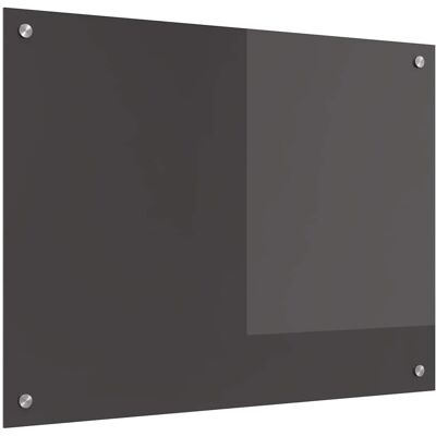 HELLOSHOP26 Salpicadero De Cocina Moderno De 80 X 60 Cm Resistente Al Calor Diseño Elegante En Vidrio Templado Gris Oscuro 020058452 HELLOSHOP26 Salpicadero De Cocina Moderno De 80 X 60 Cm Resistente Al Calor Diseño Elegante En Vidrio Templado Gris Oscuro 020058452