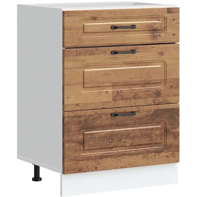 HELLOSHOP26 Mueble De Cocina Vintage Con Amplio Espacio De Almacenamiento Patas Ajustables 60 X 46 X 81,5 Cm Madera De Ingeniería Acabado Envejecido 020050504 HELLOSHOP26 Mueble De Cocina Vintage Con Amplio Espacio De Almacenamiento Patas Ajustables 60 X 46 X 81,5 Cm Madera De Ingeniería Acabado Envejecido 020050504