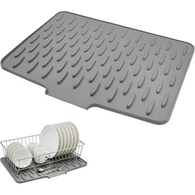 OEM Escurridor De Platos, Organizador De Fregadero De Silicona, Escurridor De Fregadero De Cocina, Apto Para Fregaderos Y Encimeras De Cocina (gris) OEM Escurridor De Platos, Organizador De Fregadero De Silicona, Escurridor De Fregadero De Cocina, Apto Para Fregaderos Y Encimeras De Cocina (gris)