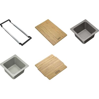 Franke - Kit All-in 2, Juego De 5 Accesorios De Fregadero 112.0655.482 Franke - Kit All-in 2, Juego De 5 Accesorios De Fregadero 112.0655.482