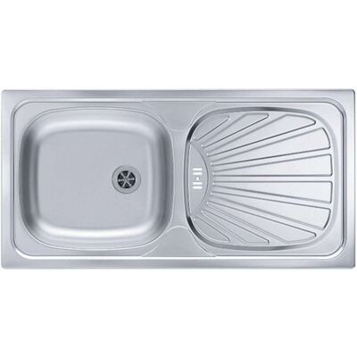 ALVEUS - Basic - 860x435 mm - acero inoxidable - Fregadero ALVEUS - Basic - 860x435 mm - acero inoxidable - Fregadero