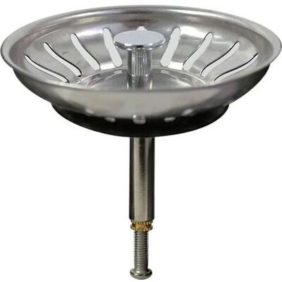 ENLENK Cesta Para Desagüe De Fregadero De Cocina Con Pasador Ajustable - Colador Universal De Acero Inoxidable, Tapón De Cesta Emergente - Apto Para Lavavajillas, No Se Obstruye Ni Se Desborda ENLENK Cesta Para Desagüe De Fregadero De Cocina Con Pasador Ajustable - Colador Universal De Acero Inoxidable, Tapón De Cesta Emergente - Apto Para Lavavajillas, No Se Obstruye Ni Se Desborda