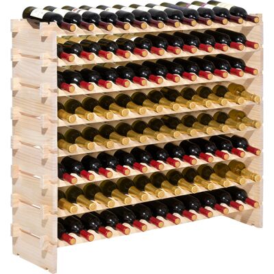 Vevor Botellero Modular Apilable Para 96 botellas, 8 Niveles, Con Capacidad De Carga Total De 112 Kg, Estable, Ideal Para Cocina, Bodega, Bar Y Vinoteca, Madera De Pino, 1130 X 290 X 962 Mm Vevor Botellero Modular Apilable Para 96 botellas, 8 Niveles, Con Capacidad De Carga Total De 112 Kg, Estable, Ideal Para Cocina, Bodega, Bar Y Vinoteca, Madera De Pino, 1130 X 290 X 962 Mm