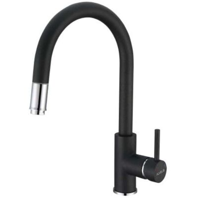 ALVEUS Delos - Grifo de cocina - Caño extraíble - Control de una sola palanca - Resistencia a 280°C ALVEUS Delos - Grifo de cocina - Caño extraíble - Control de una sola palanca - Resistencia a 280°C