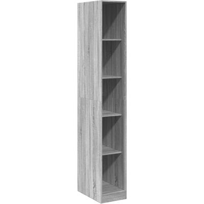 Vidaxl - Armario De Madera De Ingeniería Gris Sonoma 30x50x200 Cm Vidaxl - Armario De Madera De Ingeniería Gris Sonoma 30x50x200 Cm