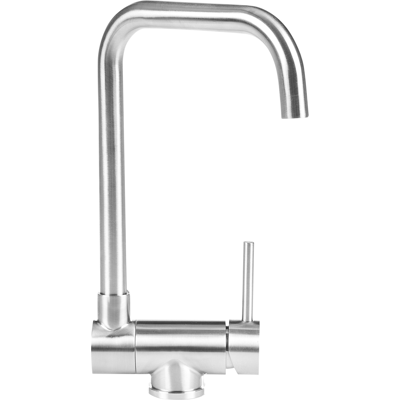 BELIANI Grifo De Cocina Extraíble De Acero Inoxidable Con Aireador Silicona Plateado Juntuma BELIANI Grifo De Cocina Extraíble De Acero Inoxidable Con Aireador Silicona Plateado Juntuma