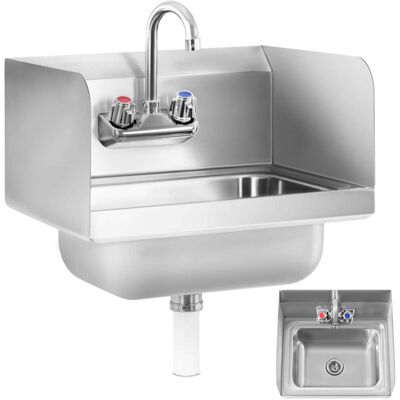 ROYAL CATERING Lavabo De Cocina De Acero Inoxidable, 43,5 Cm De Ancho. ROYAL CATERING Lavabo De Cocina De Acero Inoxidable, 43,5 Cm De Ancho.