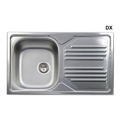 Fregadero de Cocina de Acero Inoxidable Apell - 86cm, un cuenco, escurridor a la derecha Fregadero de Cocina de Acero Inoxidable Apell - 86cm, un cuenco, escurridor a la derecha