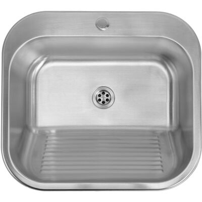 Rea Fregadero Técnico 201 Acero Inoxidable Cepillado Sin Grifo De Cocina Rea Fregadero Técnico 201 Acero Inoxidable Cepillado Sin Grifo De Cocina