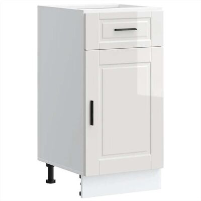 HELLOSHOP26 Mueble De Cocina Porto Práctico De Estilo Moderno 40 X 46 X 81,5 Cm Fabricado En Madera De Ingeniería Blanca Brillante 020050254 HELLOSHOP26 Mueble De Cocina Porto Práctico De Estilo Moderno 40 X 46 X 81,5 Cm Fabricado En Madera De Ingeniería Blanca Brillante 020050254