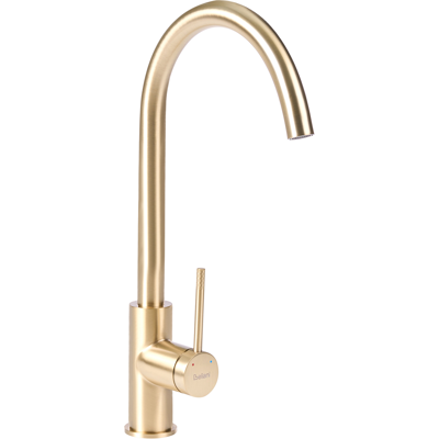 BELIANI Grifo De Cocina De Un Solo Orificio Cartucho Cerámico Aireador De Acero Inoxidable Cepillado Dorado Konashen BELIANI Grifo De Cocina De Un Solo Orificio Cartucho Cerámico Aireador De Acero Inoxidable Cepillado Dorado Konashen