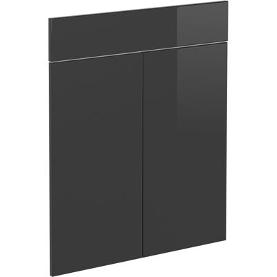Frente De Cocina R-line, Antracita Alto Brillo, 59.6 X 70.8 Cm Frente De Mueble Para Mueble Bajo Con Cajones, Vicco Frente De Cocina R-line, Antracita Alto Brillo, 59.6 X 70.8 Cm Frente De Mueble Para Mueble Bajo Con Cajones, Vicco