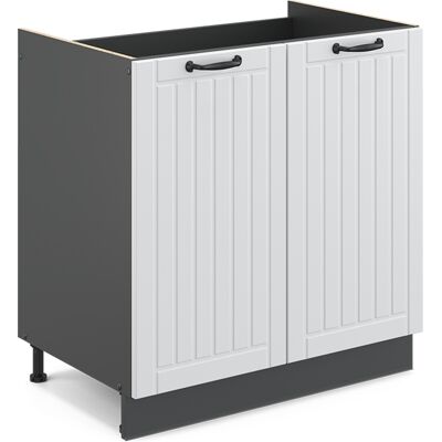 Armario Bajo Para Fregadero Fame-line, Blanco Casa De Campo, 80 Cm Sin Encimera Vicco Armario Bajo Para Fregadero Fame-line, Blanco Casa De Campo, 80 Cm Sin Encimera Vicco