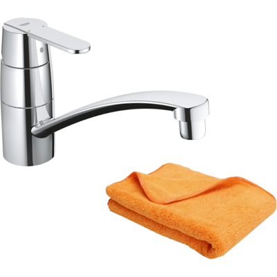 Grifo de cocina cromado Grohe - Incluye microfibra Grifo de cocina cromado Grohe - Incluye microfibra