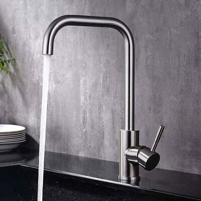 OEM Grifo De Cocina Giratorio De 360° De Acero Inoxidable, Apto Para Fregaderos Individuales Y Dobles, Apto Para Agua Fría Y Caliente, Grifo Mezclador De Cocina Resistente A Las Huellas Dactilares Y A Los OEM Grifo De Cocina Giratorio De 360° De Acero Inoxidable, Apto Para Fregaderos Individuales Y Dobles, Apto Para Agua Fría Y Caliente, Grifo Mezclador De Cocina Resistente A Las Huellas Dactilares Y A Los