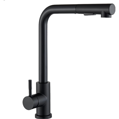 OEM Grifo De Cocina - Grifo Mezclador Para Fregadero Con Rociador Extraíble, Grifo Mezclador De Cocina Giratorio De 360° - Negro OEM Grifo De Cocina - Grifo Mezclador Para Fregadero Con Rociador Extraíble, Grifo Mezclador De Cocina Giratorio De 360° - Negro