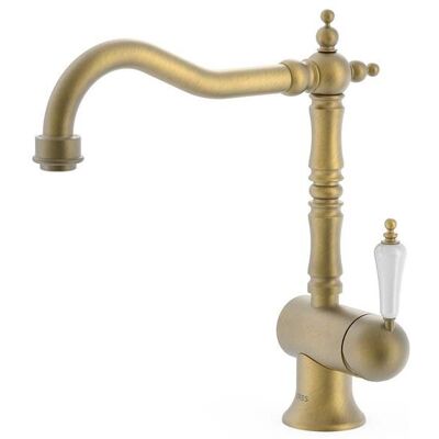 Grifo de Cocina de Latón Viejo Mate - Monomando, Mangueras Flexibles G3/8 - Cocina Grifo de Cocina de Latón Viejo Mate - Monomando, Mangueras Flexibles G3/8 - Cocina