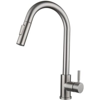 OEM Grifo De Cocina, Grifo Mezclador Con Rociador Extraíble, Grifo De Fregadero De Arco Alto Giratorio De 360° Con Rociador Emergente Y 2 Modos De Rociado, Acero Inoxidable. OEM Grifo De Cocina, Grifo Mezclador Con Rociador Extraíble, Grifo De Fregadero De Arco Alto Giratorio De 360° Con Rociador Emergente Y 2 Modos De Rociado, Acero Inoxidable.