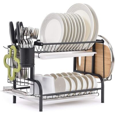 Trade Shop Traesio - ART.69142 - 42.5x25.5x39 cm - Escurridor de platos Trade Shop Traesio - ART.69142 - 42.5x25.5x39 cm - Escurridor de platos