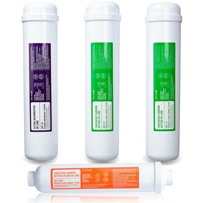Ath - Recambio O Kit De 4 Filtros Para Osmosis Genius Compact De Ath - Recambio O Kit De 4 Filtros Para Osmosis Genius Compact De