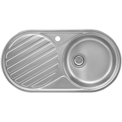 Roca A870930845 Duo-80 Fregadero Con Escurridor Derecha - Ref: A870930845 Roca A870930845 Duo-80 Fregadero Con Escurridor Derecha - Ref: A870930845
