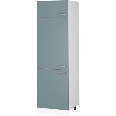 Vicco - Armario Para Frigorífico Empotrado R-line, Gris Azulado, 60 Cm Vicco - Armario Para Frigorífico Empotrado R-line, Gris Azulado, 60 Cm