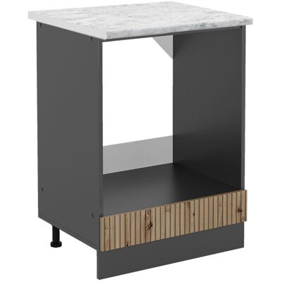 Vicco - Armario Para Horno Empotrado R-line, Roble Artesanal, 60 Cm , Et Mármol Vicco - Armario Para Horno Empotrado R-line, Roble Artesanal, 60 Cm , Et Mármol