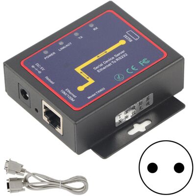 OEM Convertidor Ethernet Rj45 A Rs232 De 1 Puerto, Rj45 A Rs232, Módulo Enchufable De Servidor Serie Único, Convertidor Rs-232/485/422 A Tcp/ip (enchufe Europeo) -crezuo OEM Convertidor Ethernet Rj45 A Rs232 De 1 Puerto, Rj45 A Rs232, Módulo Enchufable De Servidor Serie Único, Convertidor Rs-232/485/422 A Tcp/ip (enchufe Europeo) -crezuo