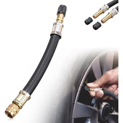 OEM Extensor De Válvula Flexible Universal Para Neumáticos De Coche, Camión, Motocicleta Y Bicicleta, 100 Mm. OEM Extensor De Válvula Flexible Universal Para Neumáticos De Coche, Camión, Motocicleta Y Bicicleta, 100 Mm.