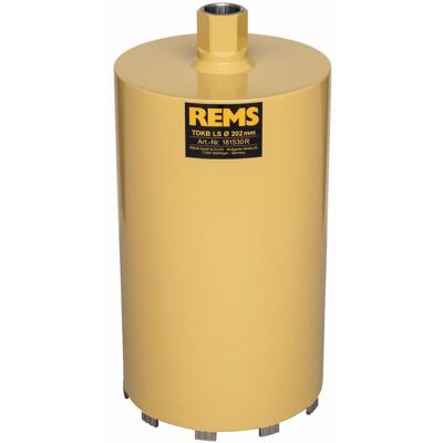 Rems - Broca de núcleo con microimpulso - Diamante - 202x320mm - UNC 1 1/4 - Alta calidad Rems - Broca de núcleo con microimpulso - Diamante - 202x320mm - UNC 1 1/4 - Alta calidad