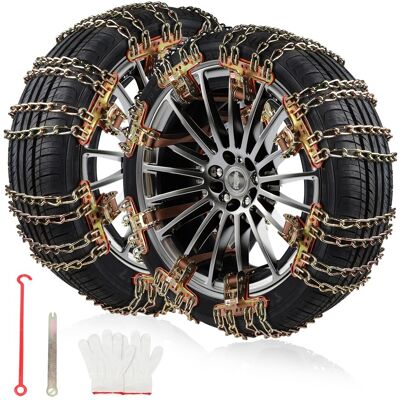 OEM Juego De 8 Cadenas Para Nieve, Cadenas Universales Para Coche, Cadenas Para Neumáticos De 215-285 Mm De Ancho, Cadenas De Seguridad Invernales Para Neumáticos (amarillas) OEM Juego De 8 Cadenas Para Nieve, Cadenas Universales Para Coche, Cadenas Para Neumáticos De 215-285 Mm De Ancho, Cadenas De Seguridad Invernales Para Neumáticos (amarillas)