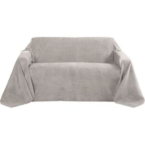 Cobertor Del Sofá, Manta De Día Colcha Con Òptica De Ante - Modelo Romantica Gris Claro, 280x210x1 Cm - Beautissu Cobertor Del Sofá, Manta De Día Colcha Con Òptica De Ante - Modelo Romantica Gris Claro, 280x210x1 Cm - Beautissu