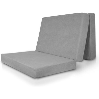 Colchón plegable Beautissu VS95 - Gris - 14cm, 120cm, 201 Colchón plegable Beautissu VS95 - Gris - 14cm, 120cm, 201