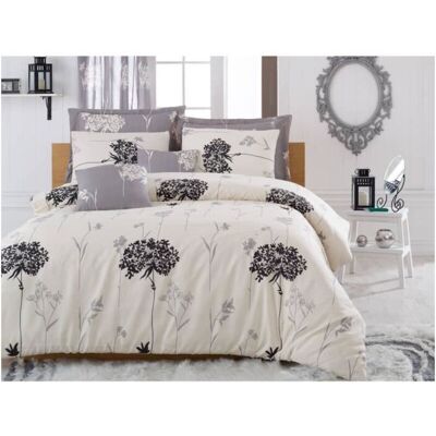 Conjunto de Ropa de Cama Beige Efil - Funda 240x220cm, Fundas 60x60cm Conjunto de Ropa de Cama Beige Efil - Funda 240x220cm, Fundas 60x60cm