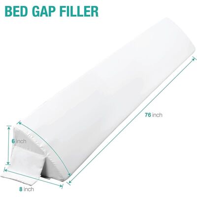 OEM Cojín En Forma De Cuña Para Cama King Size - Cabecero - 60" - Cojín Triangular Blanco - Cojín En Forma De Cuña Para Rellenar Huecos - No Vuelvas A Perder Tus Almohadas, Teléfono Y Gafas -crezuo OEM Cojín En Forma De Cuña Para Cama King Size - Cabecero - 60" - Cojín Triangular Blanco - Cojín En Forma De Cuña Para Rellenar Huecos - No Vuelvas A Perder Tus Almohadas, Teléfono Y Gafas -crezuo