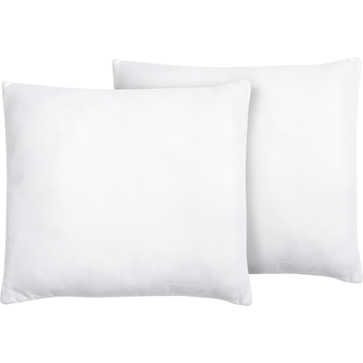 Beliani Almohadas Microfibre - Pack de 2 - 80x80 cm Beliani Almohadas Microfibre - Pack de 2 - 80x80 cm
