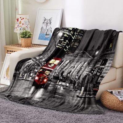 OEM Manta Estampada Con La Ciudad De Londres, De Franela Suave Y Cálida, Ideal Para Viajes, Adultos O Niños. Dimensiones: 150 X 200 Cm. Vista Nocturna. OEM Manta Estampada Con La Ciudad De Londres, De Franela Suave Y Cálida, Ideal Para Viajes, Adultos O Niños. Dimensiones: 150 X 200 Cm. Vista Nocturna.