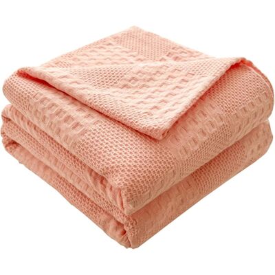 FORIOUS Manta Suave - Manta De Verano Suave - Algodón Transpirable - Apta Para Camas Y Sofás - 180x200cm FORIOUS Manta Suave - Manta De Verano Suave - Algodón Transpirable - Apta Para Camas Y Sofás - 180x200cm