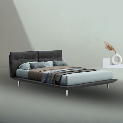 IPERBRIKO Cama Matrimonial Gris Oscuro 190x12x82. IPERBRIKO Cama Matrimonial Gris Oscuro 190x12x82.