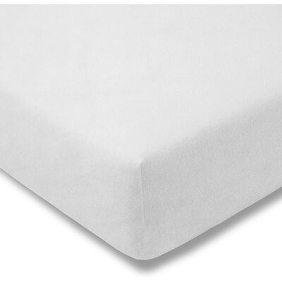 Estella Sábana Encimera - Jacquard de Terciopelo, Blanco - Ropa de cama Estella Sábana Encimera - Jacquard de Terciopelo, Blanco - Ropa de cama