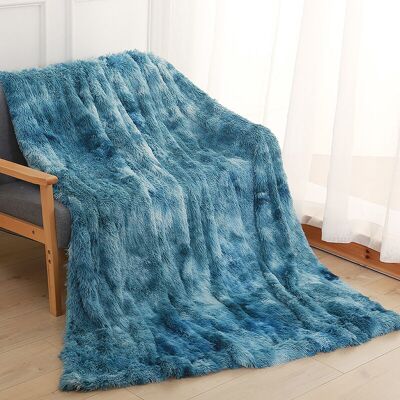 DPZO Manta, Manta Suave De Piel Sintética, Manta Polar, Cubrecama, Manta Suave, Manta Para Sofá 160x200cm Azul DPZO Manta, Manta Suave De Piel Sintética, Manta Polar, Cubrecama, Manta Suave, Manta Para Sofá 160x200cm Azul