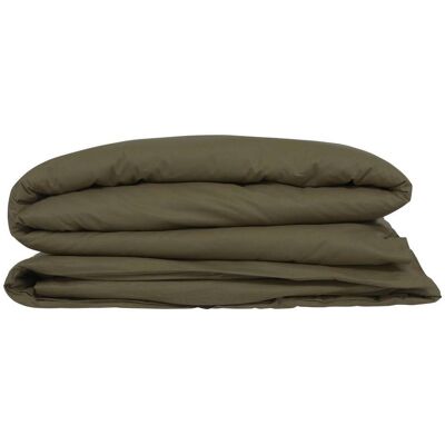 Funda nórdica Atmosphera Verde Caqui Algodón - 240x220cm Funda nórdica Atmosphera Verde Caqui Algodón - 240x220cm