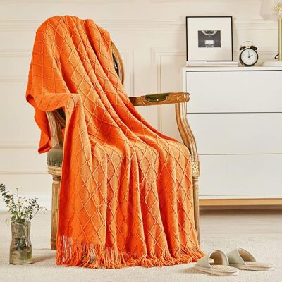 SELECT ZONE Manta De Punto Para Sofás Y Camas, Manta De Punto Suave Y Cómoda Con Hebras, Manta Y Manta Decorativa Ligera En Color Blanco Roto, Manta De Punto Cálida Para La Granja, Para Hombres Y Mujeres, 127 Cm SELECT ZONE Manta De Punto Para Sofás Y Camas, Manta De Punto Suave Y Cómoda Con Hebras, Manta Y Manta Decorativa Ligera En Color Blanco Roto, Manta De Punto Cálida Para La Granja, Para Hombres Y Mujeres, 127 Cm