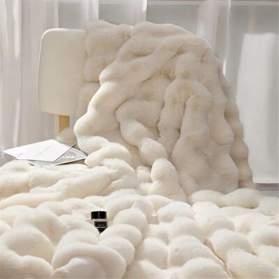 OEM Manta De Microfibra Suave Y Mullida Con Forma De Burbuja, Ideal Para Viajes, Sofá O Cama En Cualquier Estación Del Año. Dimensiones: 100 X 160 Cm. Color Beige. OEM Manta De Microfibra Suave Y Mullida Con Forma De Burbuja, Ideal Para Viajes, Sofá O Cama En Cualquier Estación Del Año. Dimensiones: 100 X 160 Cm. Color Beige.
