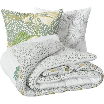 Atmosphera - Juego De Cama De Algodón «monstera» 240 X 220 Cm Créateur D'Intérieur Atmosphera - Juego De Cama De Algodón «monstera» 240 X 220 Cm Créateur D'Intérieur
