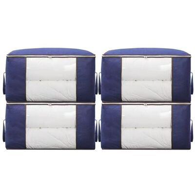 Organizadores Debajo De La Cama Gran Capacidad Manta Nórdica Almohada Juguetes Ropa Chaqueta 60x43x35cm (marrón) - Ahlsen Organizadores Debajo De La Cama Gran Capacidad Manta Nórdica Almohada Juguetes Ropa Chaqueta 60x43x35cm (marrón) - Ahlsen