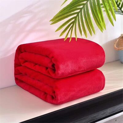 OEM Manta Grande De Forro Polar, Microfibra Suave Y Cálida, Para Cama Doble O Sofá, Dimensiones 200 X 230 Cm, Roja. OEM Manta Grande De Forro Polar, Microfibra Suave Y Cálida, Para Cama Doble O Sofá, Dimensiones 200 X 230 Cm, Roja.