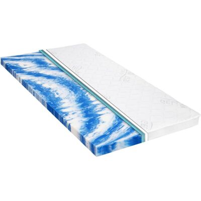 vidaXL sobrecolchón de espuma de gel - 180x200 cm, 7 cm de grosor vidaXL sobrecolchón de espuma de gel - 180x200 cm, 7 cm de grosor