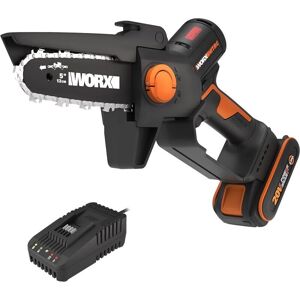 Motosierra De Poda Inalámbrica Worx Wg325e De 20 V, Con Espada De 12 Cm. Worx Motosierra De Poda Inalámbrica Worx Wg325e De 20 V, Con Espada De 12 Cm. Worx